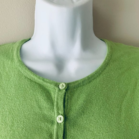 GAP apple green cardigan size M - Picture 4 of 10